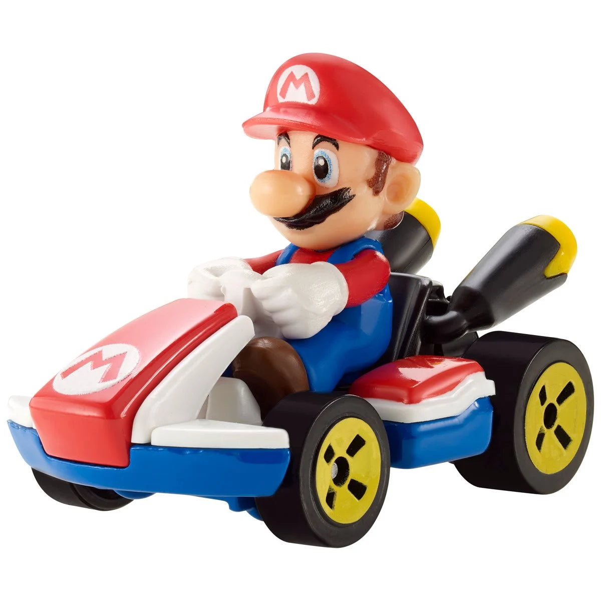 Stylish sandals for men with leather straps and trendy buckle design for versatile looks-Hot Wheels Mario Kart - Mario Standard Kart 1/64 Scale Diecast Car