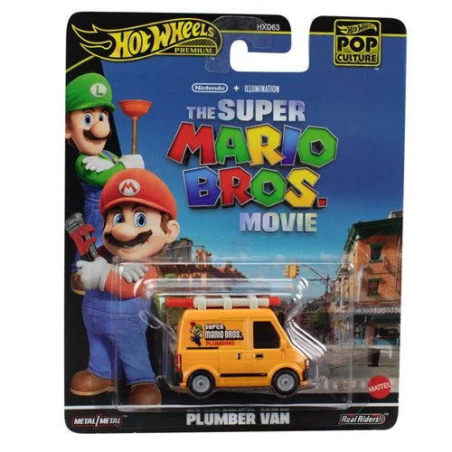 Casual sandals for women with lightweight construction and adjustable ankle straps-Hot Wheels Plumber Van The Super Mario Brothers Movie 1/64 Scale Diecast Car