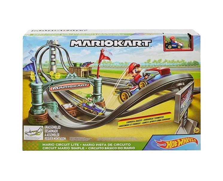 Trendy sandals for women with thong design and cushioned footbed for comfort-Super Mario X Hot Wheels: Light Track