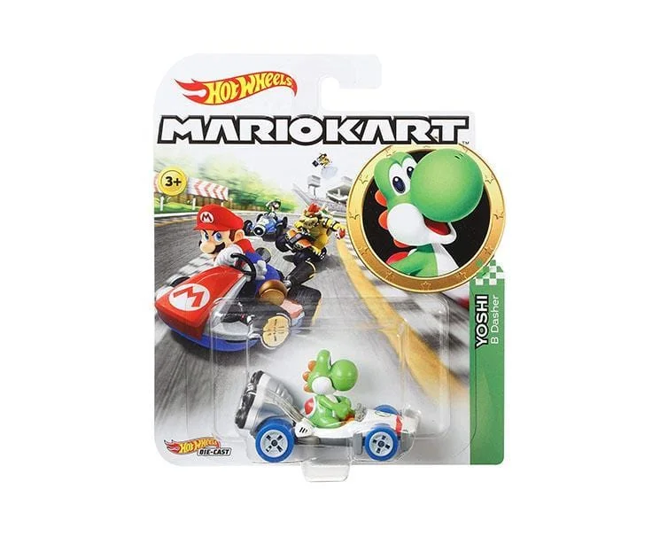 Casual sandals for women with wide straps and flat sole for relaxed fit-Super Mario X Hot Wheels: Yoshi