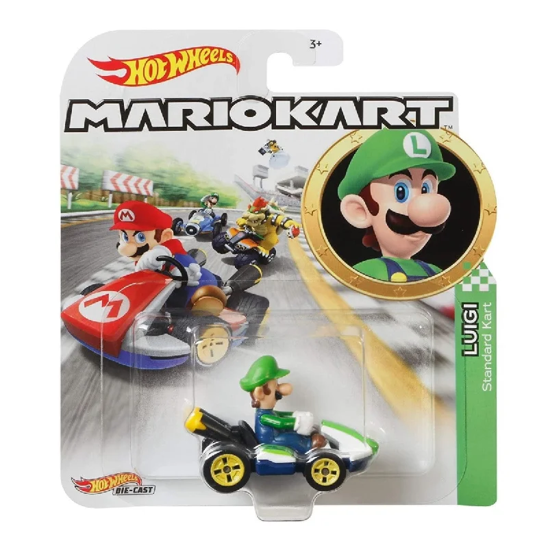 Comfortable sandals for women with elastic straps and lightweight construction for ease-Hot Wheels Mario Kart: Luigi Standard Kart Vehicle