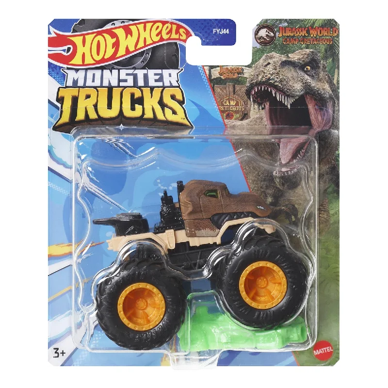 Stylish sandals for women with unique buckle details and flat design-Hot Wheels Monster Trucks 2024 - Jurassic World Camp Cretaceous Diecast Vehicle