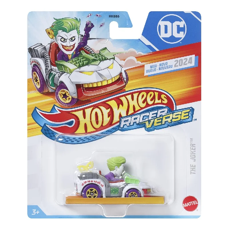 Bohemian sandals for women with fringe details and natural material accents-Hot Wheels Racer Verse: DC Universe - The Joker Diecast Vehicle