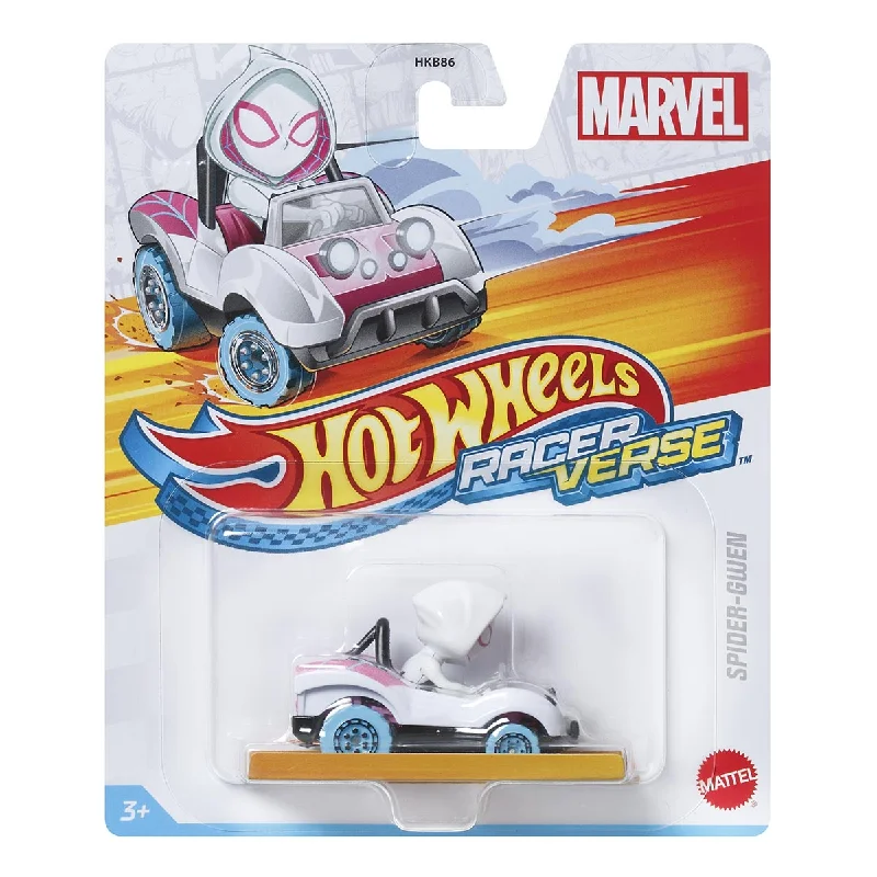 Comfortable sandals for men with velcro straps and soft material construction-Hot Wheels Racer Verse: Marvel - Spider-Gwen Diecast Vehicle