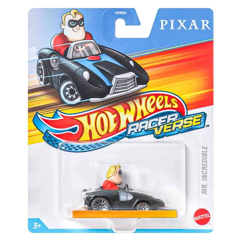 Fashionable sandals for men with velcro closure and sporty design for casual outings-Hot Wheels Racer Verse: Pixar The Incredibles: Mr Incredible Vehicle