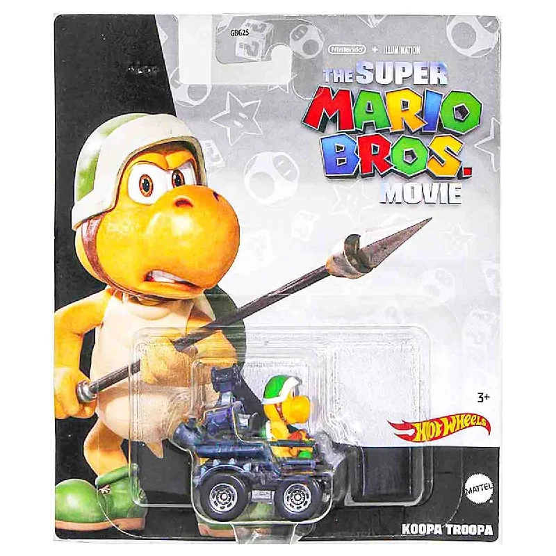 Fashionable sandals for women with animal print and chic buckle accents-Hot Wheels The Super Mario Bros. Movie: Koopa Troopa Vehicle