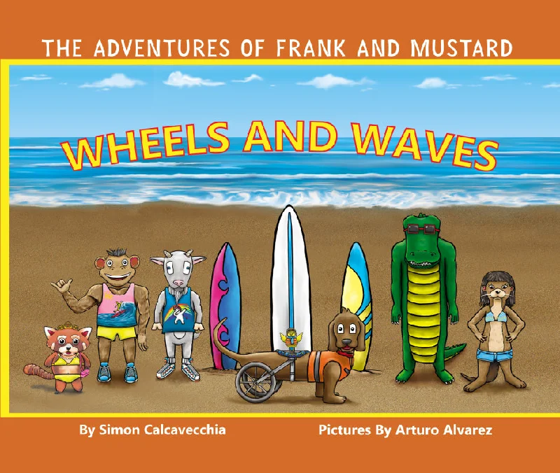 Stylish sandals for women with platform soles and trendy ankle straps-The Adventures of Frank and Mustard: Wheels and Waves