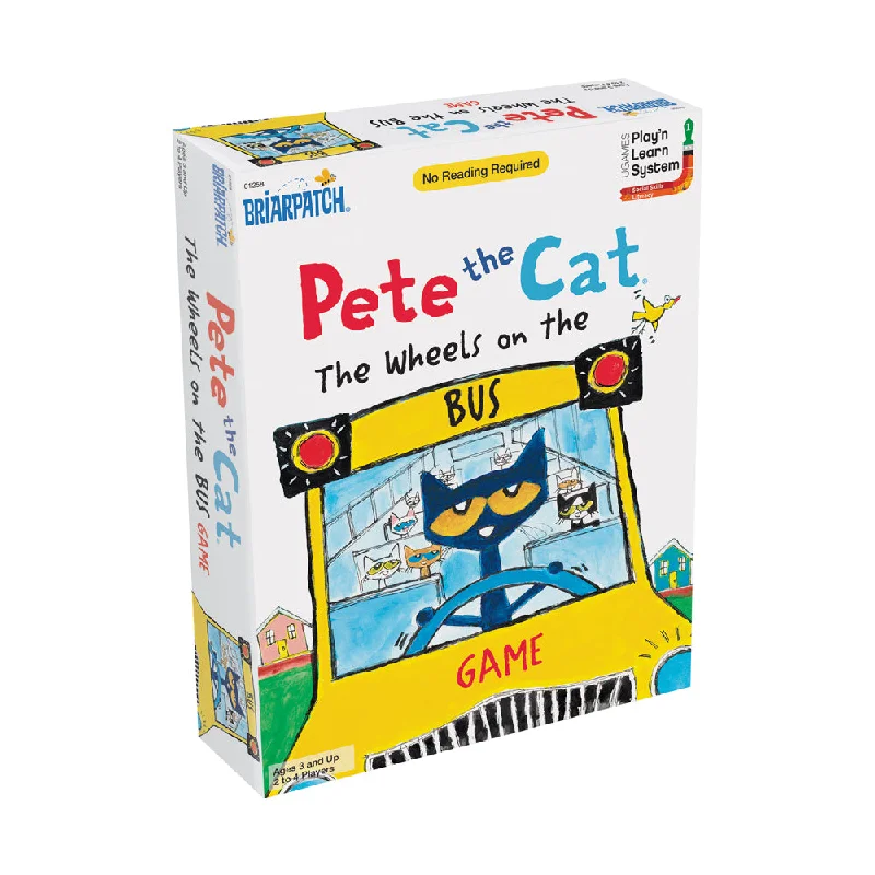 Comfortable sandals for men with breathable design and slip-on convenience for easy wear-Pete the Cat Wheels on the Bus Board Game