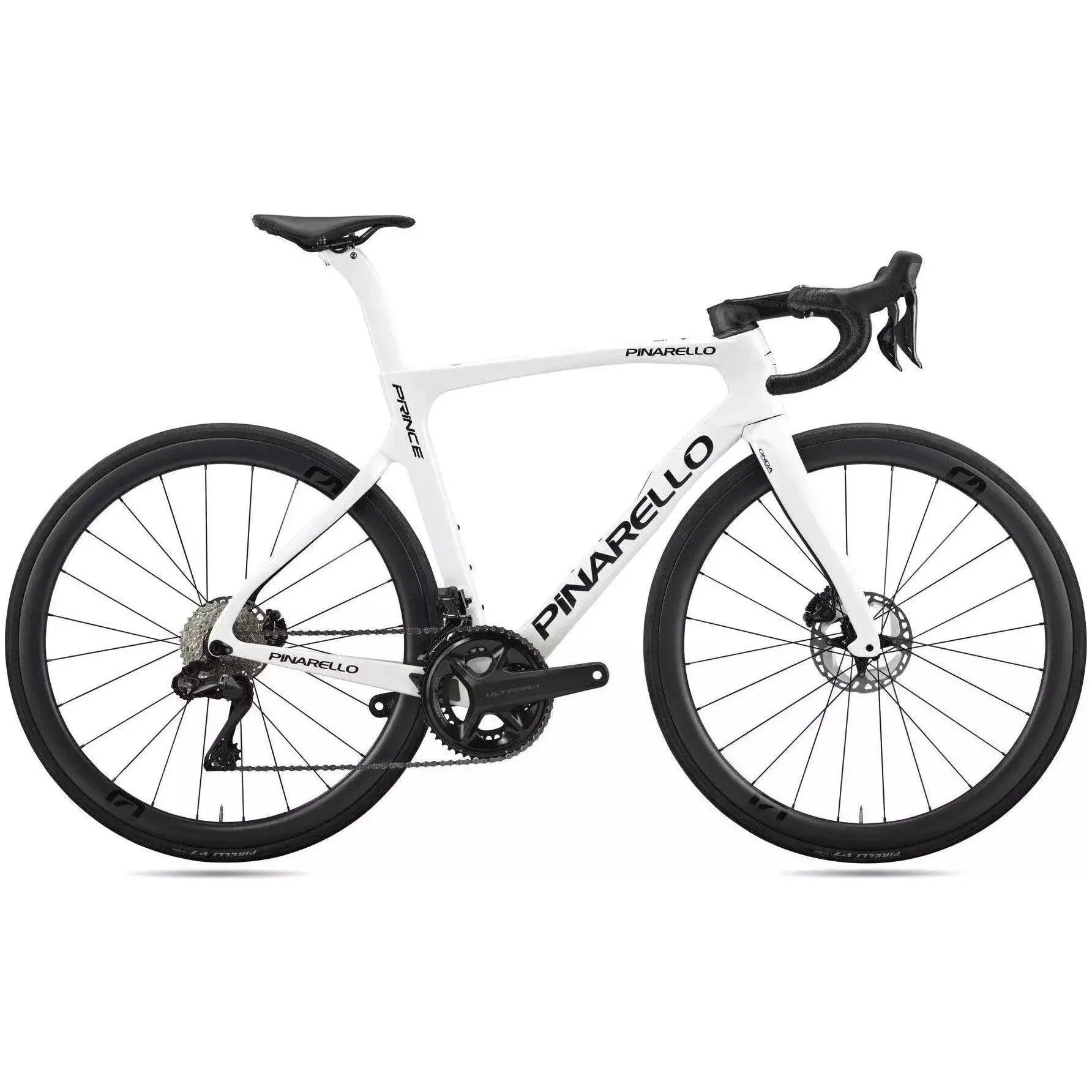 Elegant sandals for women with beaded straps and platform heels for special occasions-Pinarello 22 Prince Disc Ui2 Crb wheels All A214 White 54.5