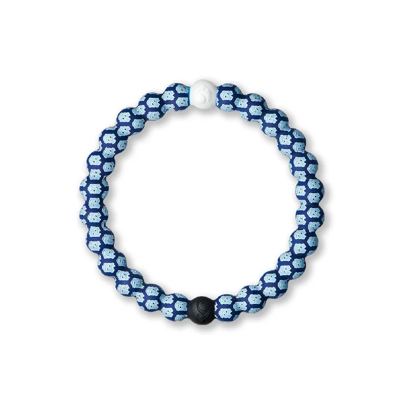 Comfortable sandals for men with slip-resistant soles and adjustable straps for comfort-North Carolina Tar Heels Lokai Bracelet with UNC Logos